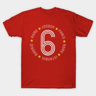 Six Cities, Six Stars T-Shirt